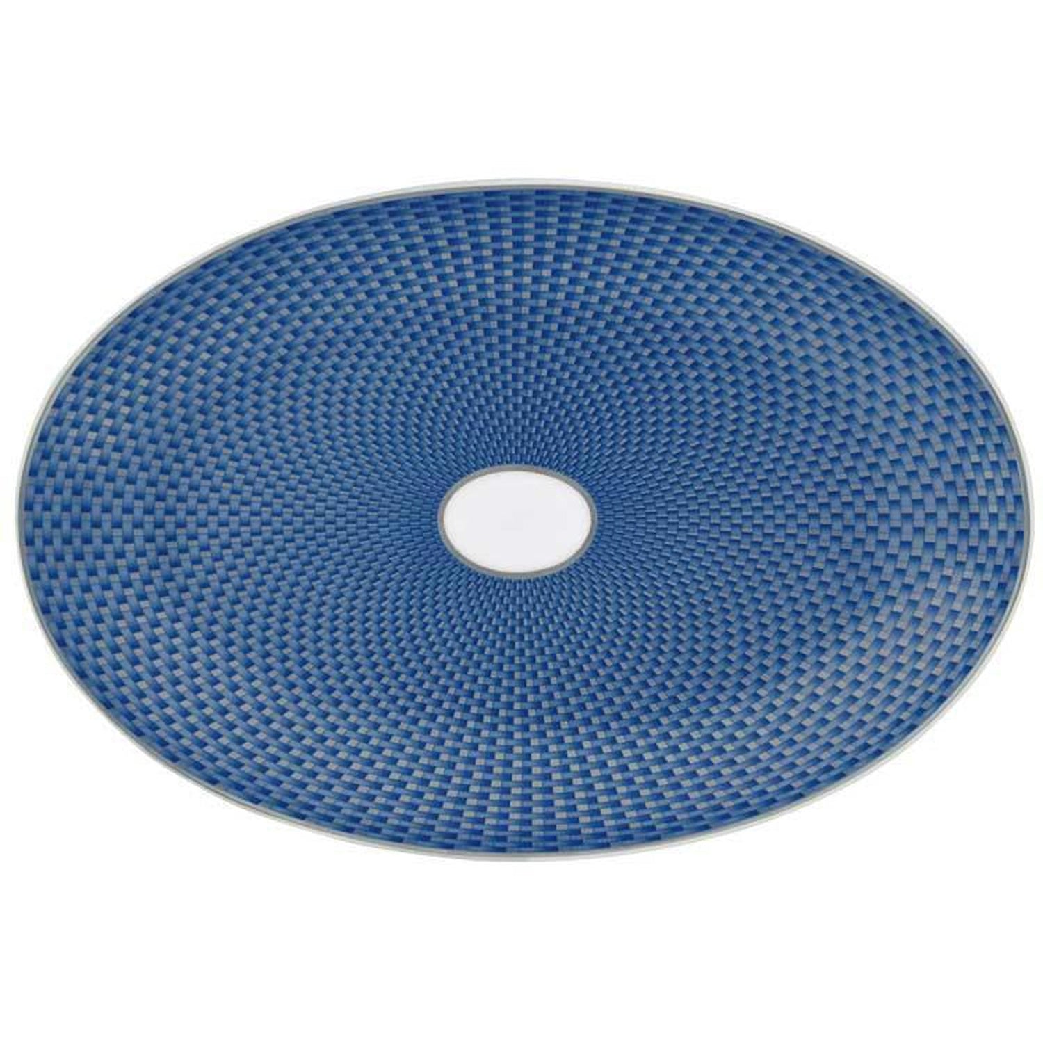 Raynaud Tresor Bleu Motif N°1 Pickle Dish
