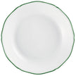 Raynaud Touraine Double Filet Vert Coupe Plate Deep