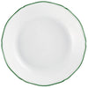 Raynaud Touraine Double Filet Vert Coupe Plate Deep