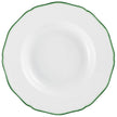 Raynaud Touraine Double Filet Vert Rim Plate Deep