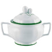 Raynaud Touraine Double Filet Vert Sugar Bowl