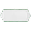 Raynaud Touraine Double Filet Vert Long Cake Serving Plate