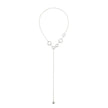 Christofle Idole de Christofle Sterling Silver Long Necklace 5 Rings