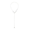 Christofle Idole de Christofle Sterling Silver Long Necklace 5 Rings