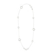 Christofle Idole de Christofle Sterling Silver Multi Ring Long Necklace