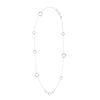 Christofle Idole de Christofle Sterling Silver Multi Ring Long Necklace
