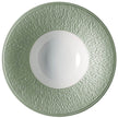 Raynaud Mineral Irise Celadon Rim Soup 8.9