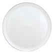 Christofle Albi Porcelain Pie Dish Platinum 31 Cm