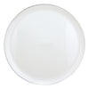 Christofle Albi Porcelain Pie Dish Platinum 31 Cm