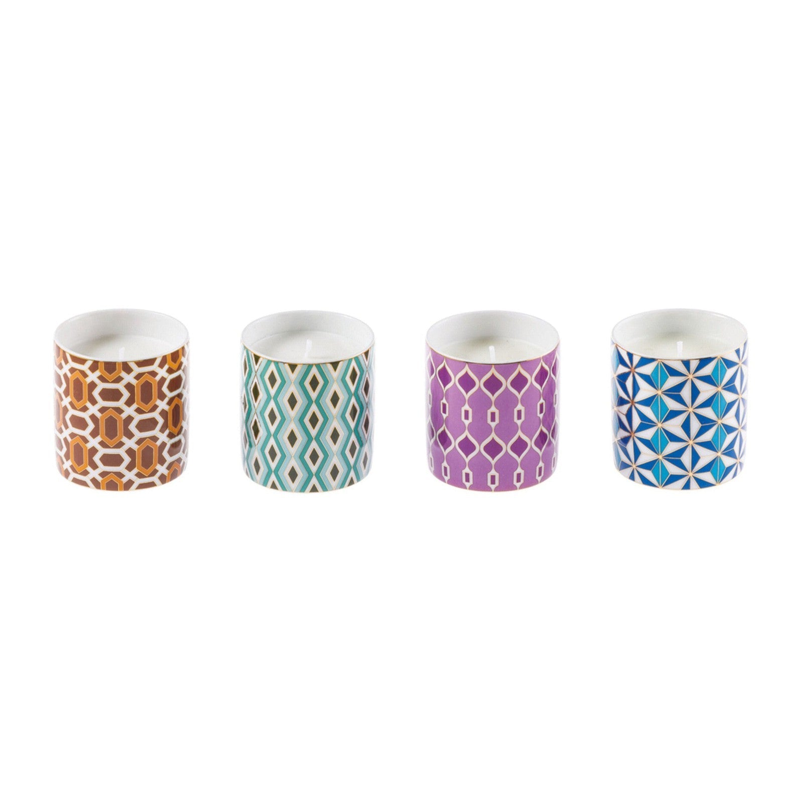 Raynaud Mosaic Gift Box For Candle Pots - Set of 4