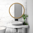 Uttermost Byzantine Round Gold Mirror