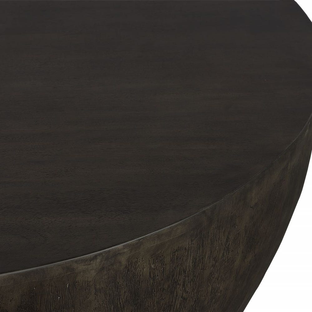 Uttermost Lark Round Walnut Coffee Table