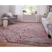 Feizy Pryor 39NEF Modern Abstract in Pink/Gray/Taupe