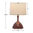Uttermost Colette Burgundy Table Lamp