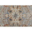 Feizy Kaia 39HXF Transitional Medallion in Orange/Ivory/Blue