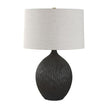 Uttermost Levee Satin Black Table Lamp