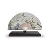 Lladro Iris and Cherry Flowers Fan Decorative Fan Limited Edition