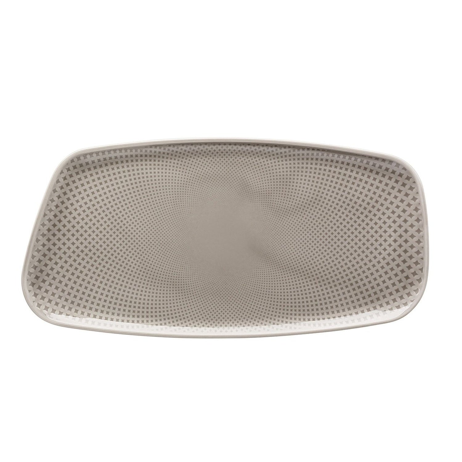 Rosenthal Junto Pearl Grey Platter Rectangular