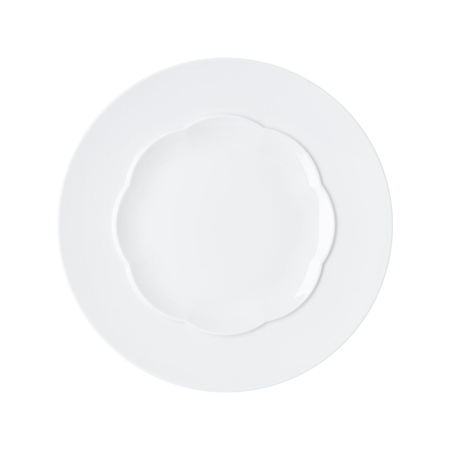 Rosenthal Sonetto Bianco Plate flat shiny