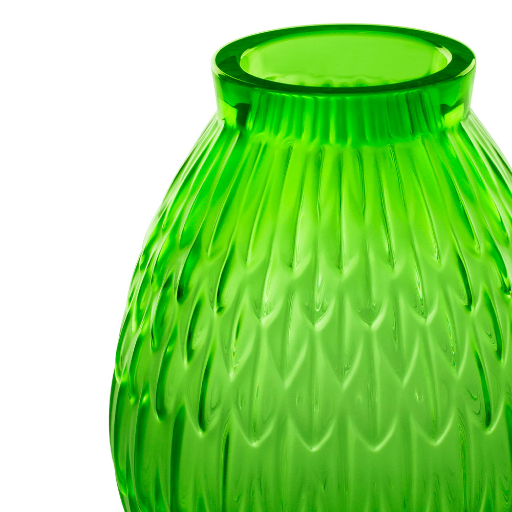 Lalique Empreinte Animale Plumes Small Vase