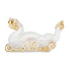 Lalique Tianlong Clear Gold Stamped Dragon Sculpture