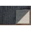 Feizy Redford 8670F Transitional Solid in Gray/Black