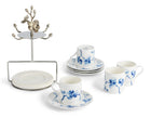 Michael Aram Blue Orchid Demitasse Set with Stand