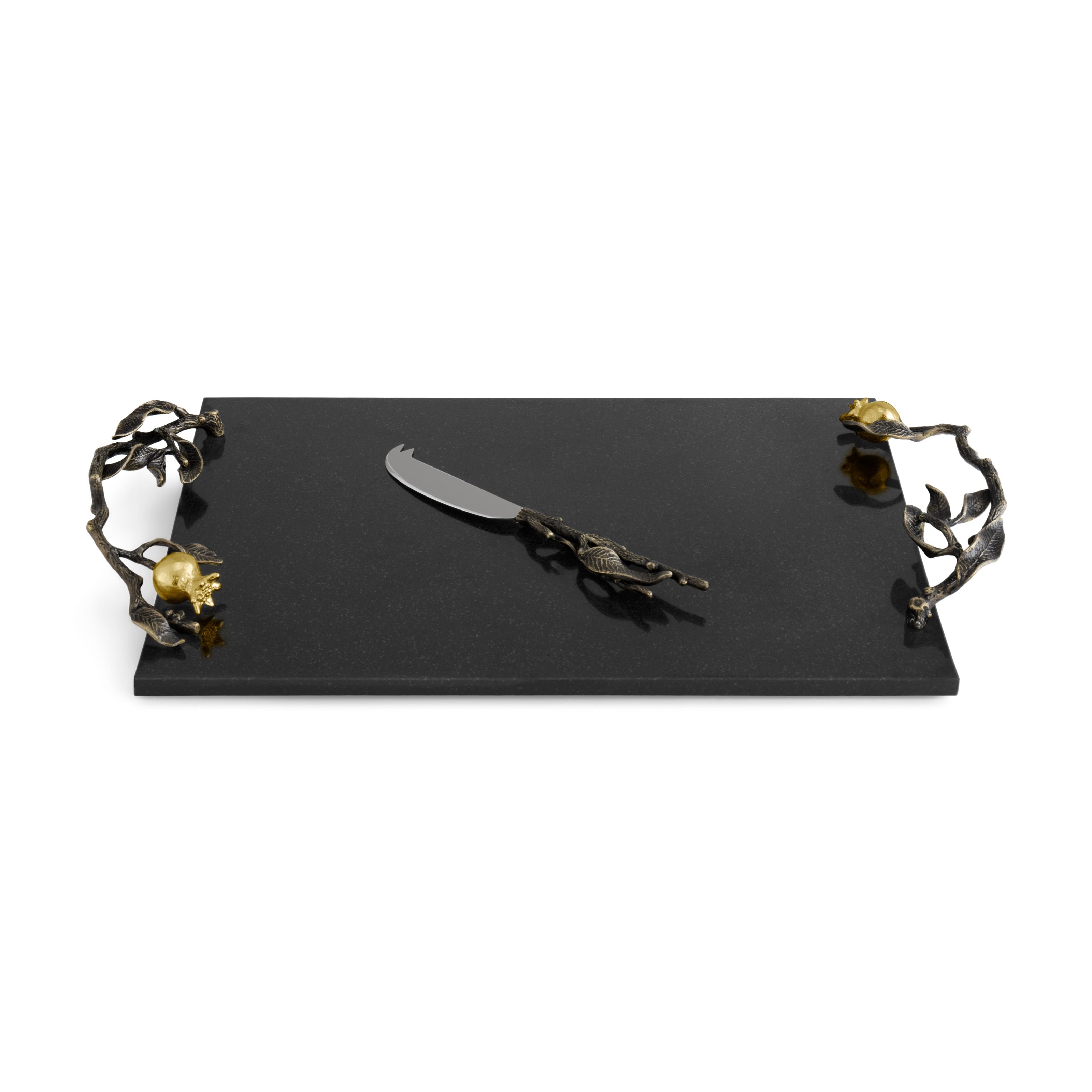 Michael Aram Pomegranate Small Cheese Board With Knife