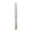 Christofle Jardin d'Eden Silver Plated Gold Accents Dinner Knife - Rose Gold And Gold Two Golds