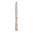 Christofle Jardin d'Eden Silver Plated Gold Accents Dinner Knife - Rose Gold And Gold Two Golds