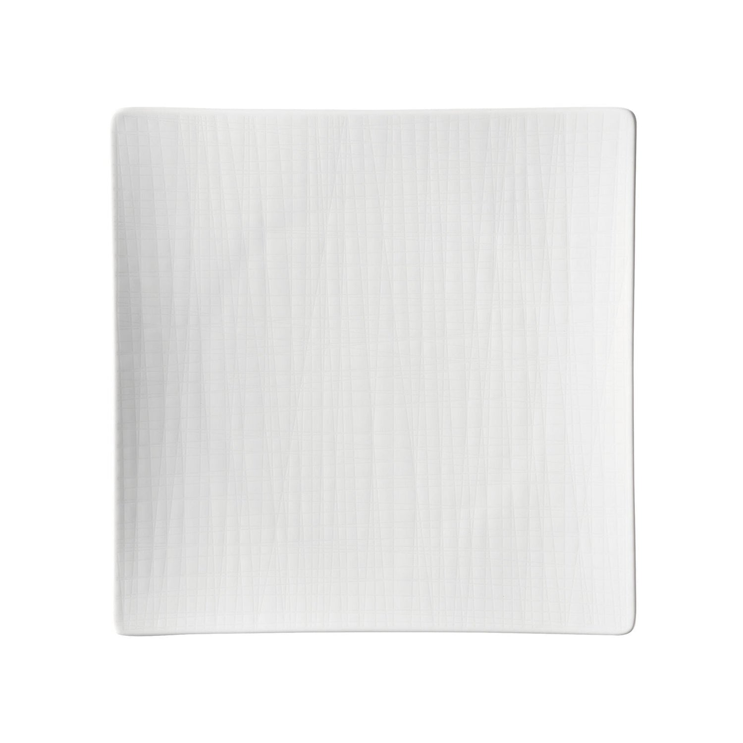 Rosenthal Mesh White Plate Flat Square - 10 1/2 Inch
