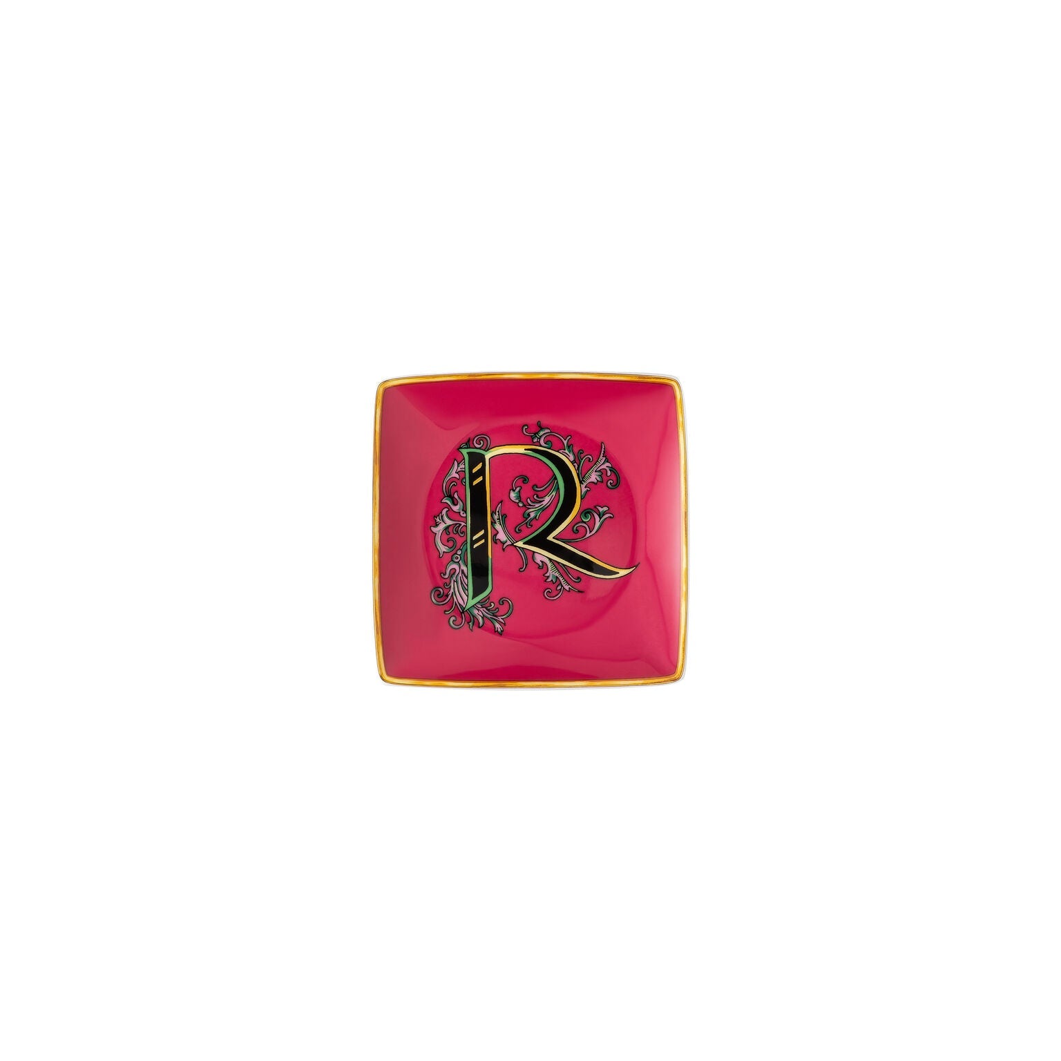 Versace Holiday Alphabet Canape Dish - R