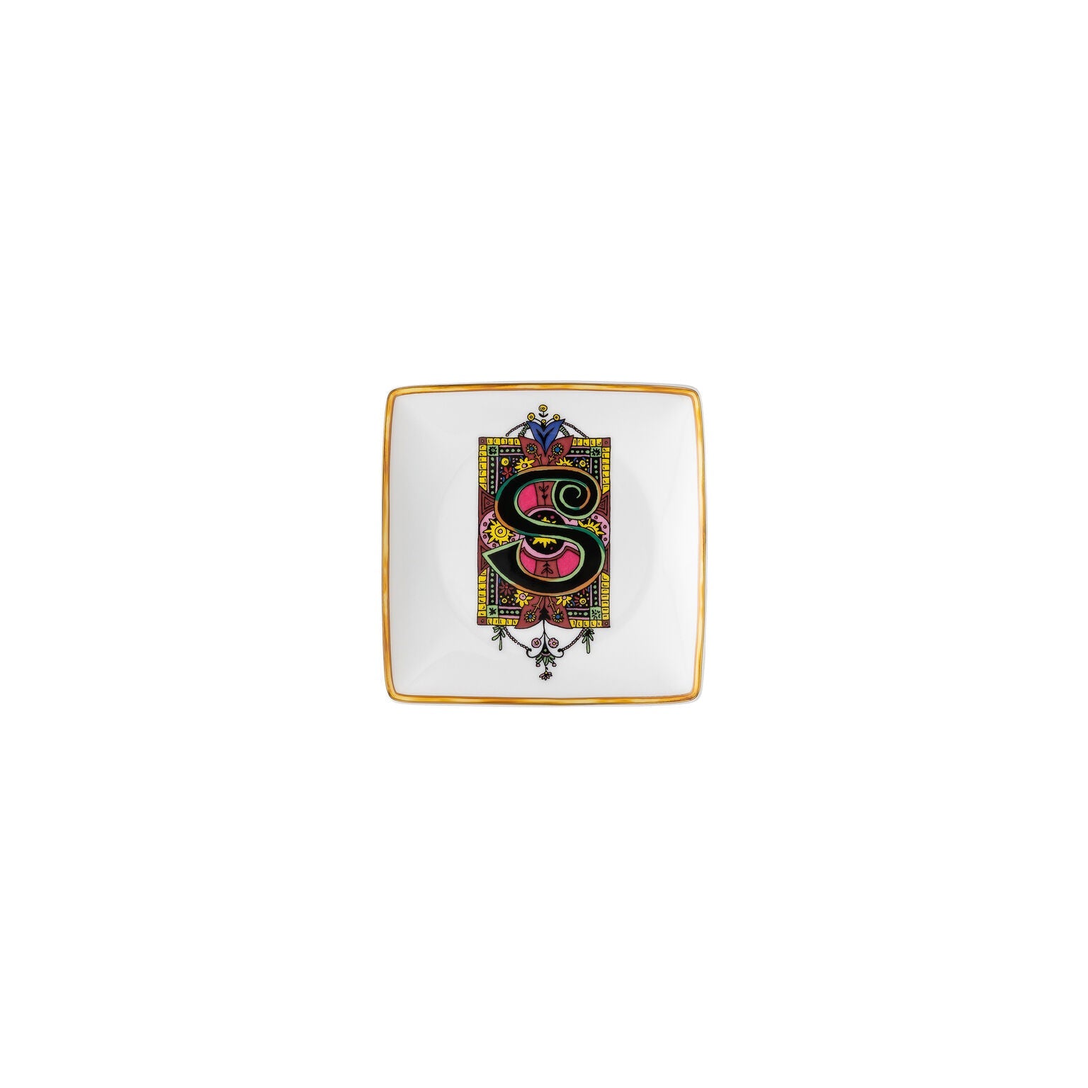 Versace Holiday Alphabet Canape Dish - S