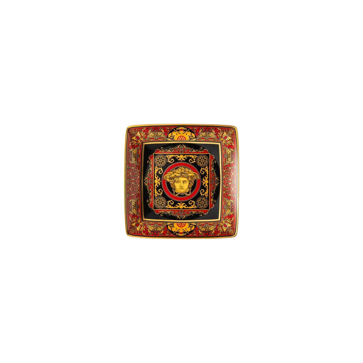 Versace Medusa Canape Dish - Red