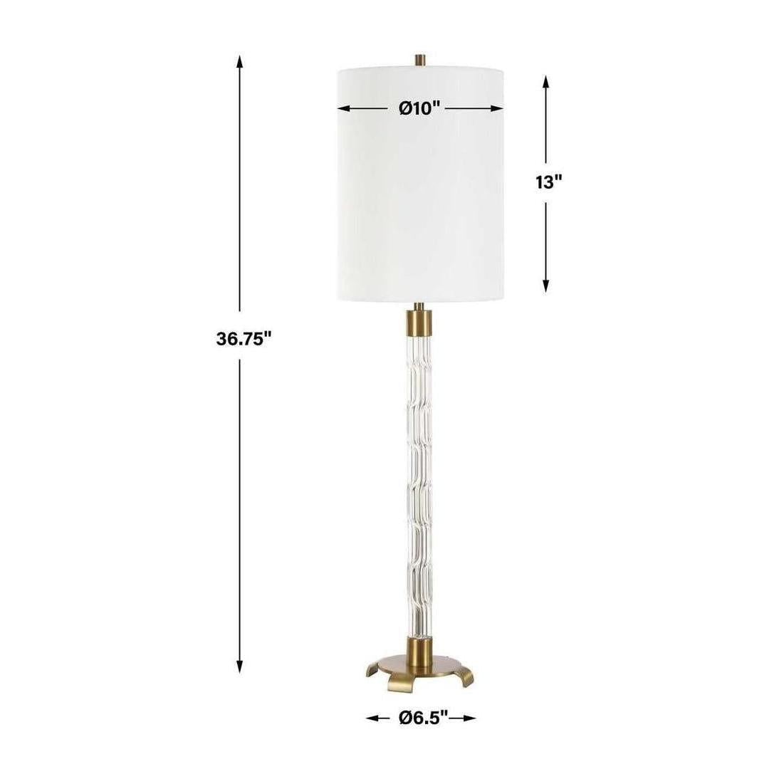 Uttermost York Crystal Buffet Lamp