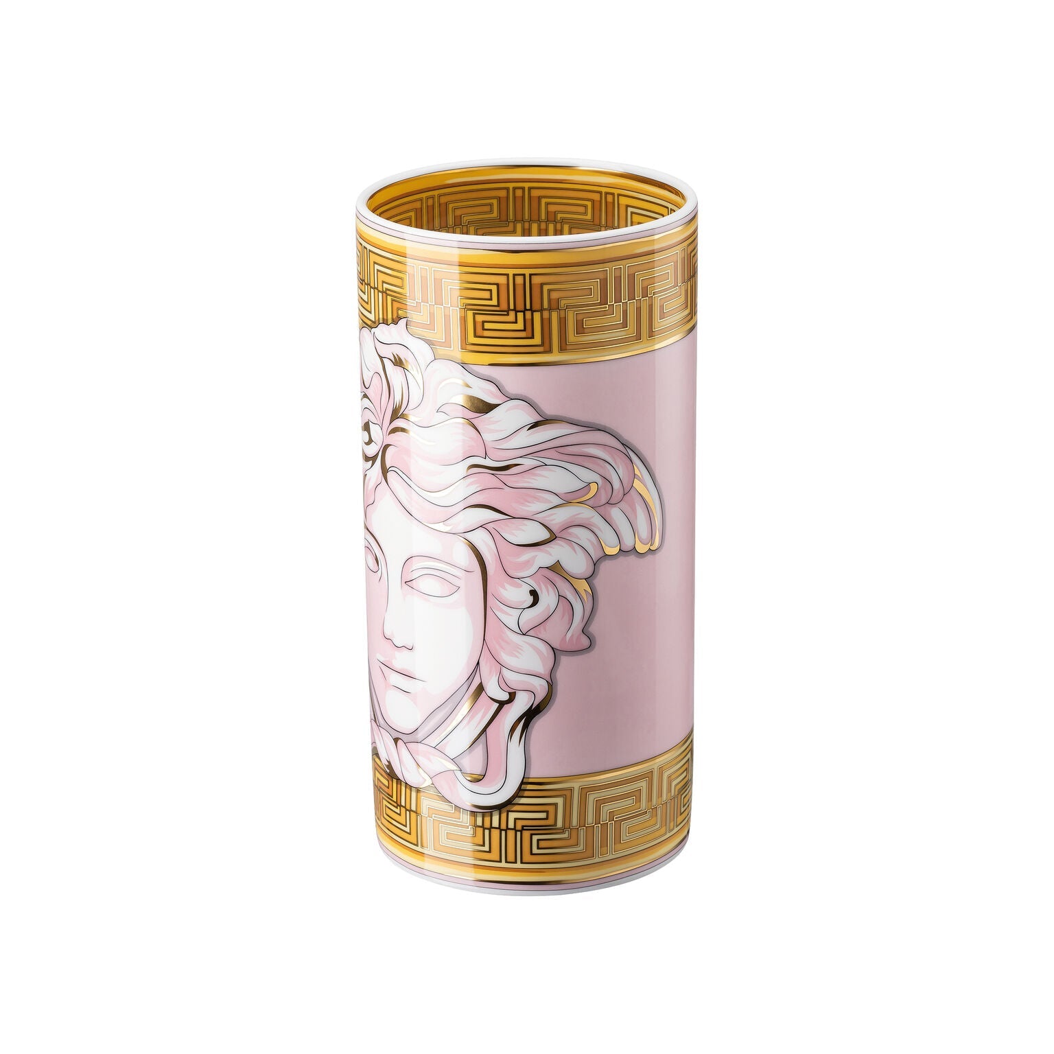 Versace Medusa Amplified Vase - Pink Coin