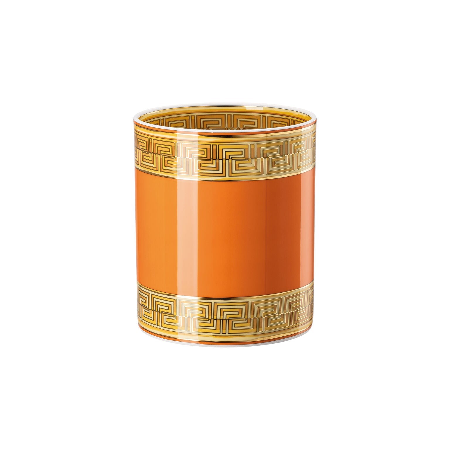 Versace Medusa Amplified Vase - Orange Coin