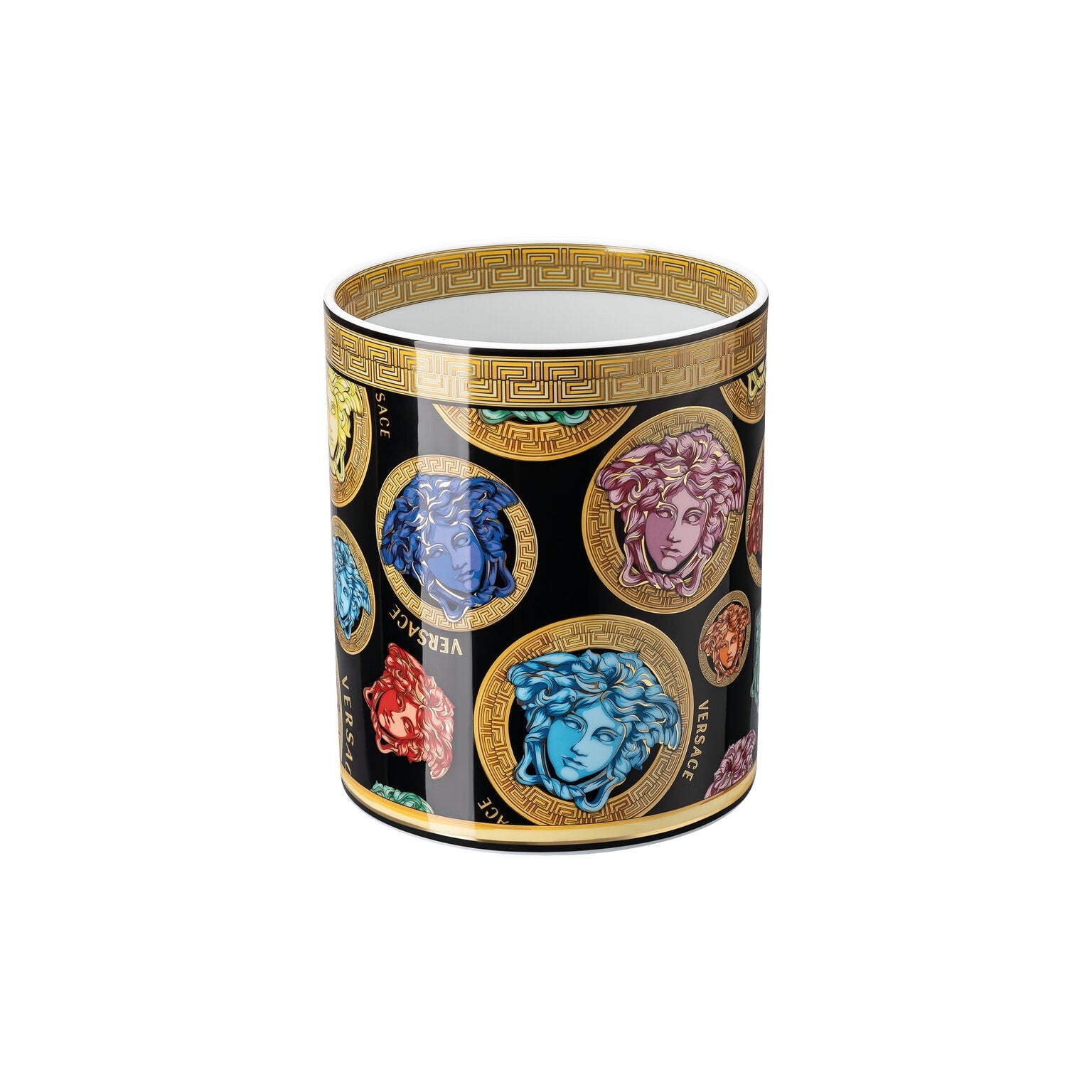 Versace Medusa Amplified Vase - Multicolor - 7 Inch