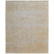 Feizy Eastfield 69FRF Modern Abstract Rug in Yellow/Ivory/Gold