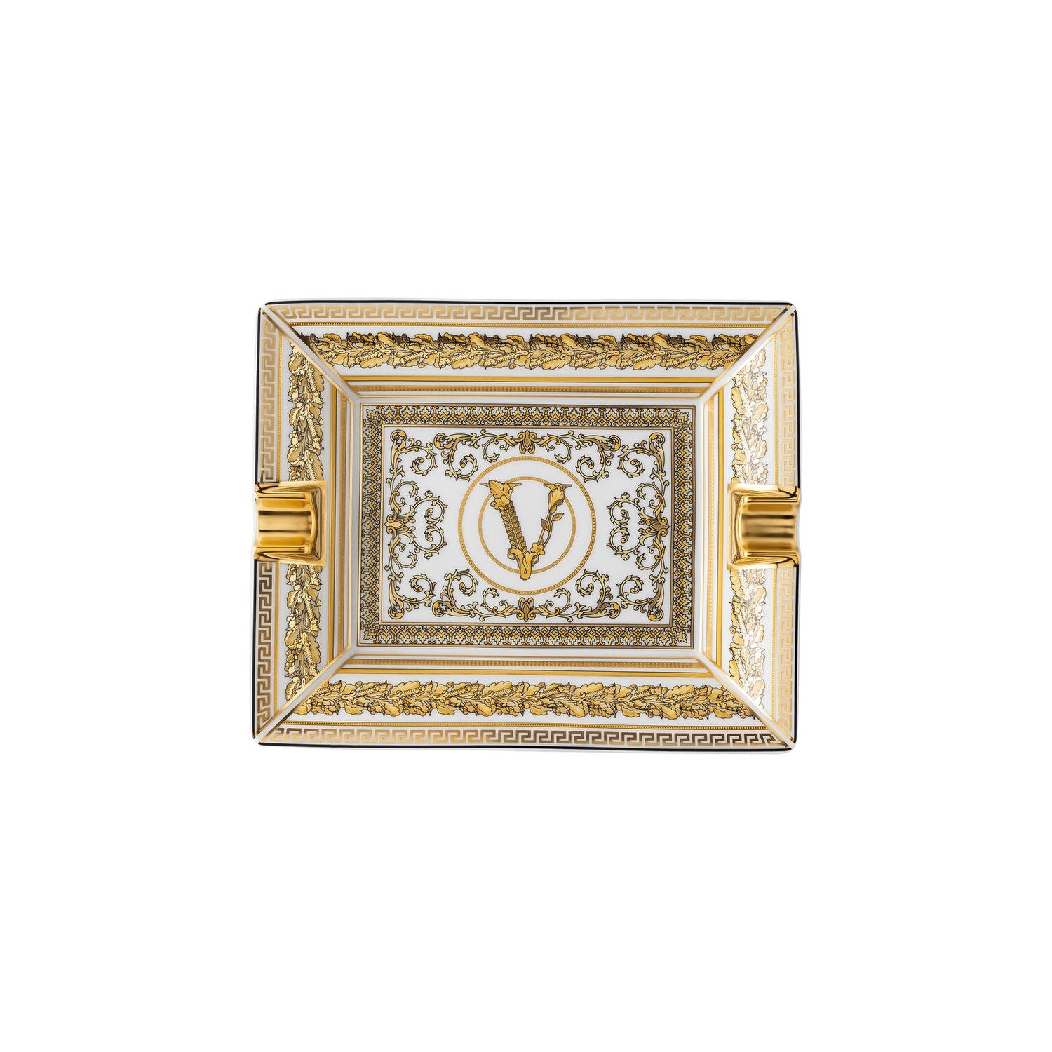Versace Virtus Gala Ashtray - White