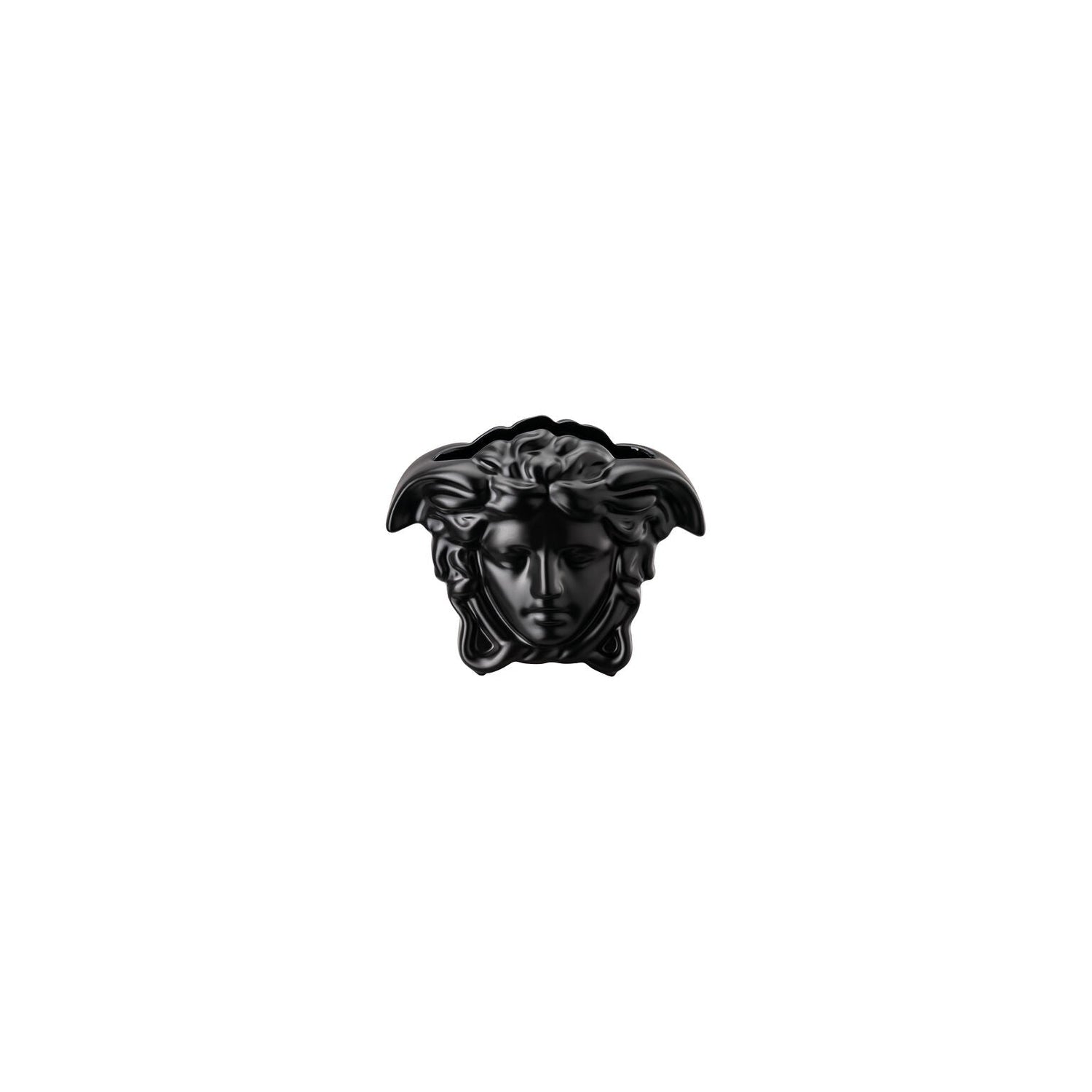 Versace Medusa Grande Vase Black - 3.5 Inch