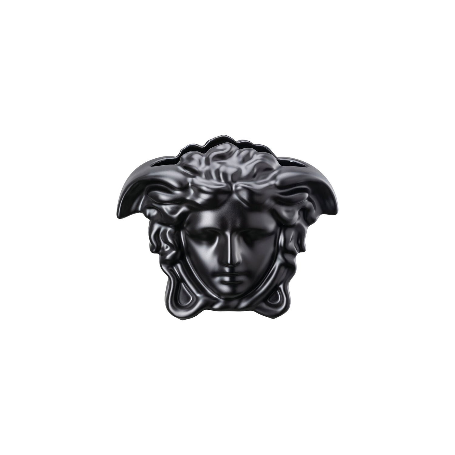 Versace Medusa Grande Vase Black - 6 Inch