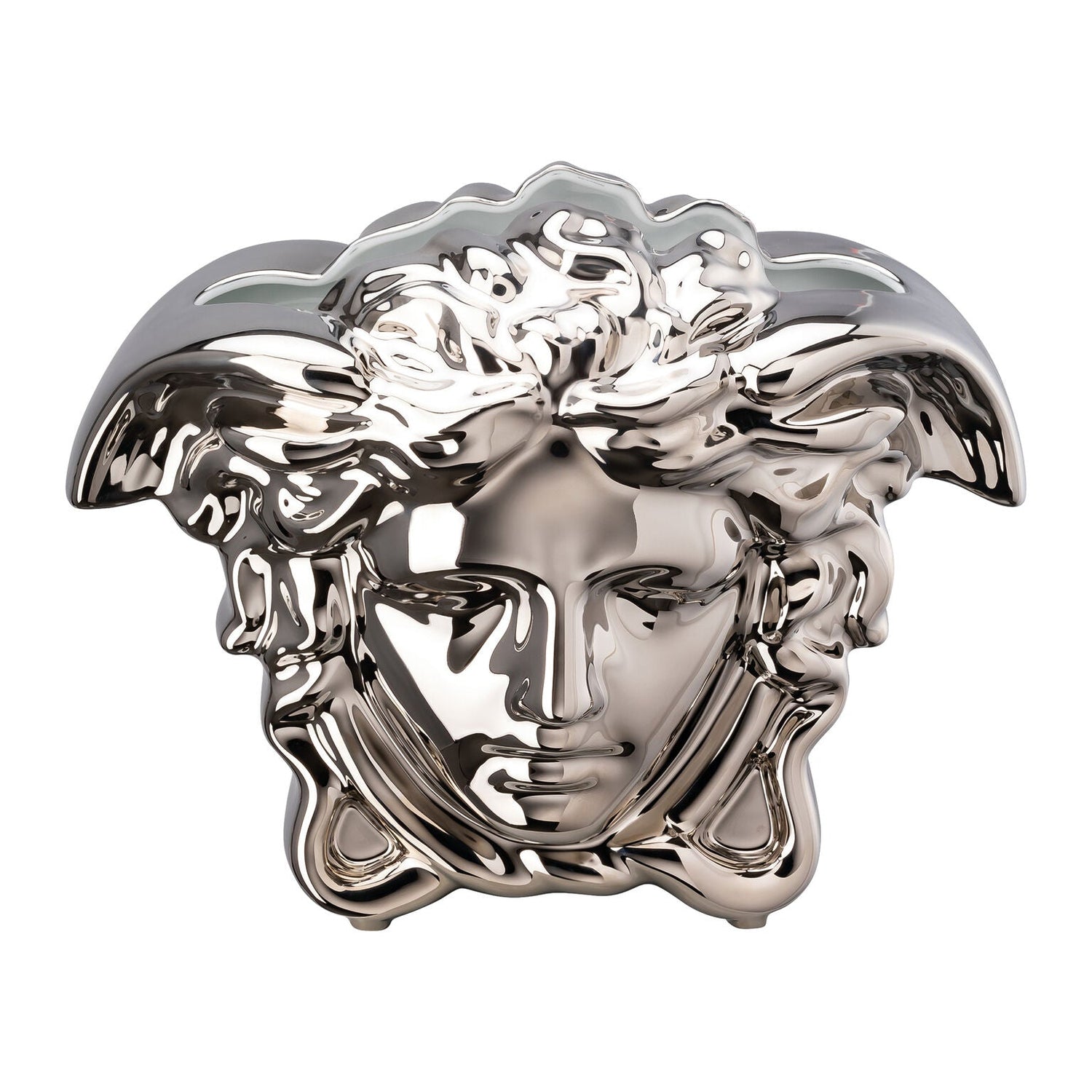 Versace Medusa Grande Vase Silver - 11.75 Inch