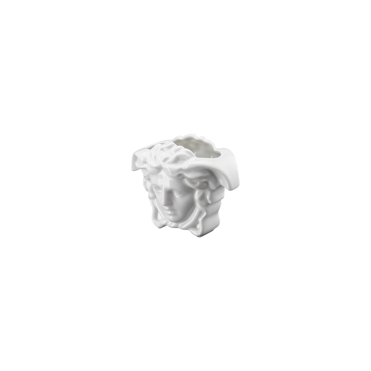 Versace Medusa Grande Vase White - 3.5 Inch