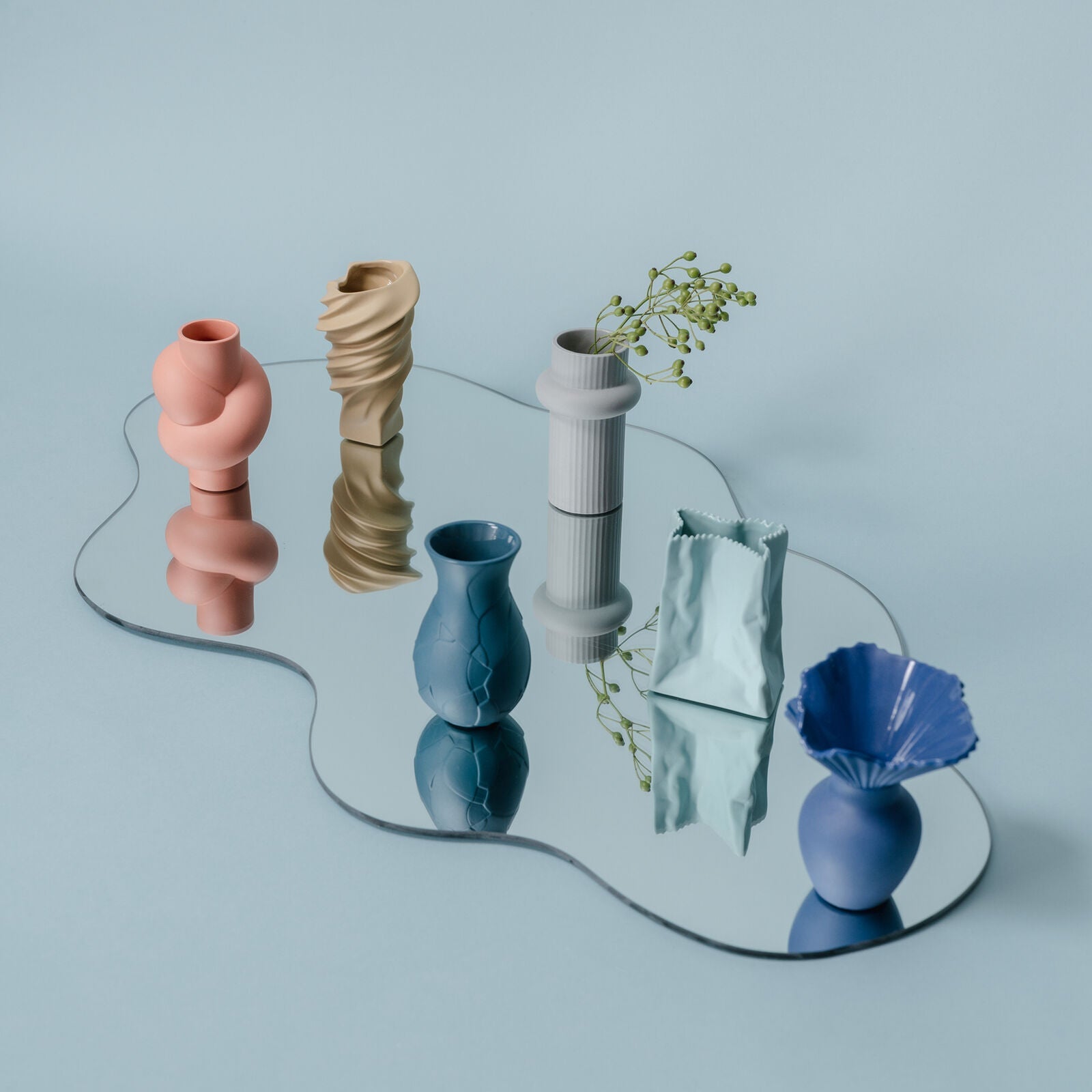 Rosenthal Mini Vase - Color Node Coral