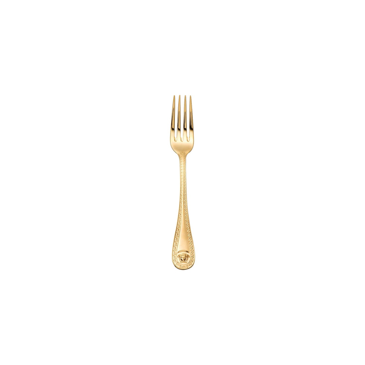 Versace Medusa Flatware Salad Dessert Fork Gold Plated