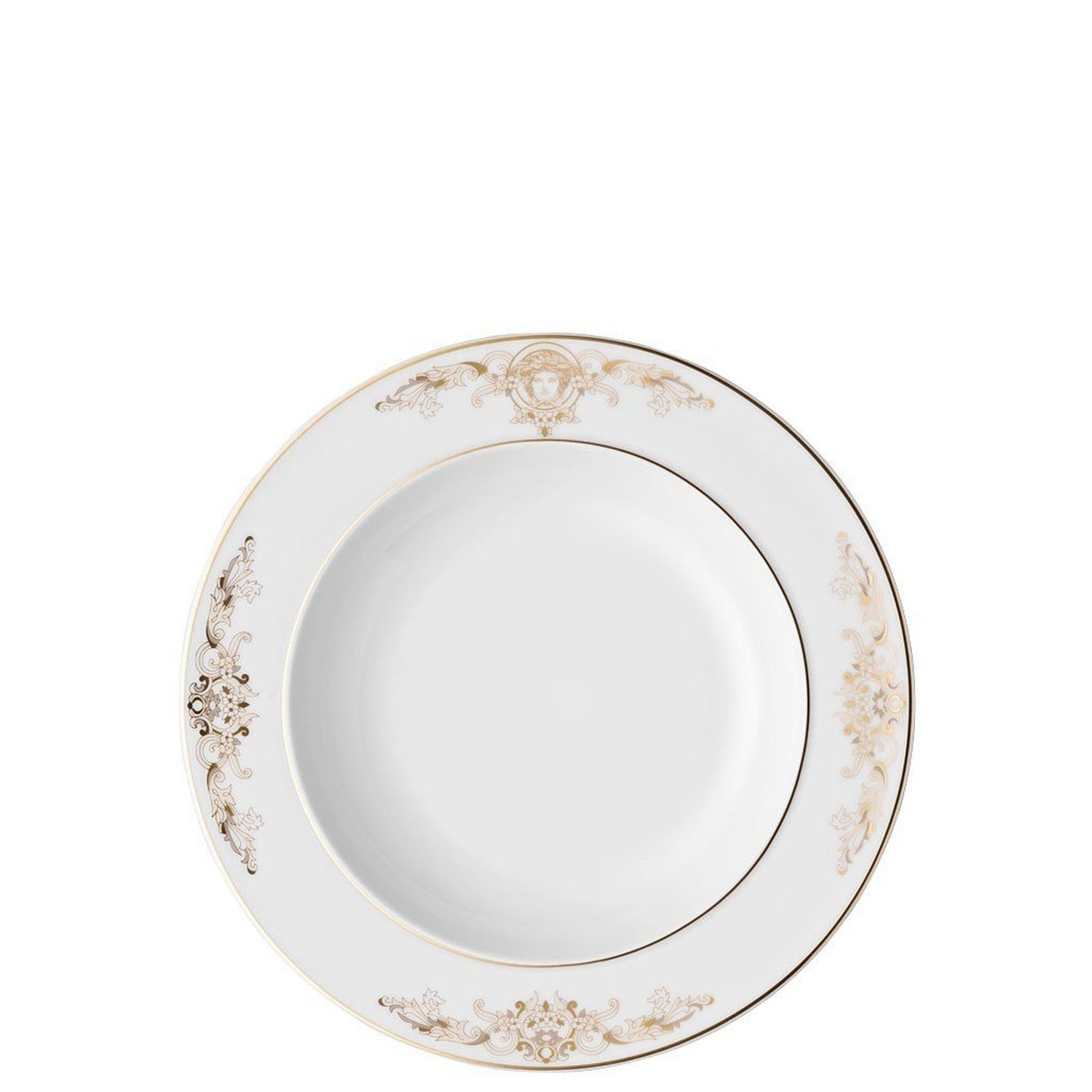 Versace Medusa Gala Rim Soup Plate