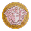 Versace Medusa Amplified Service Plate - Pink Coin