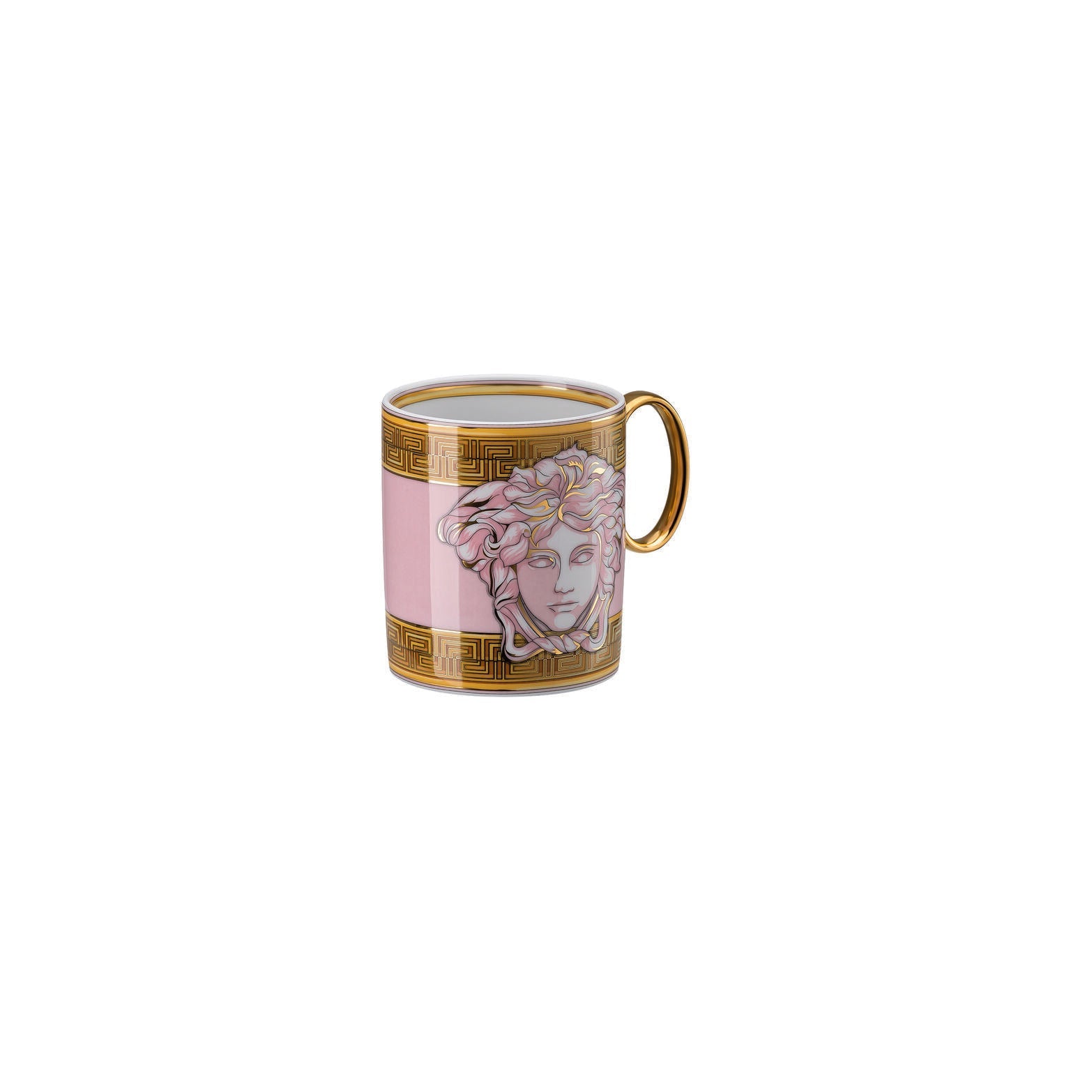 Versace Medusa Amplified Mug With Handle - Pink Coin