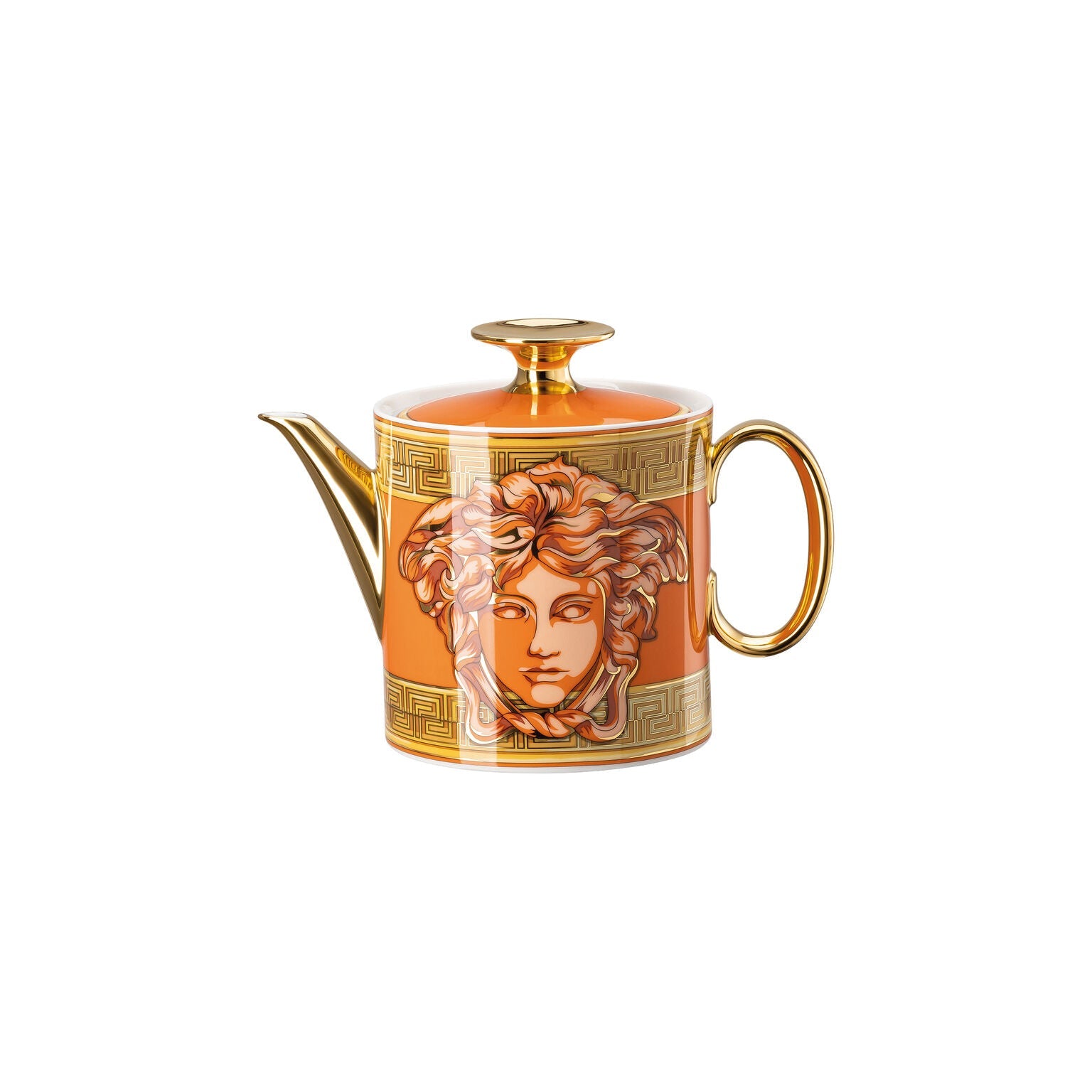 Versace Medusa Amplified Tea Pot - Orange Coin